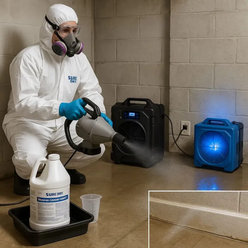 Sanitization and Odor Removal process in Des Moines, IA